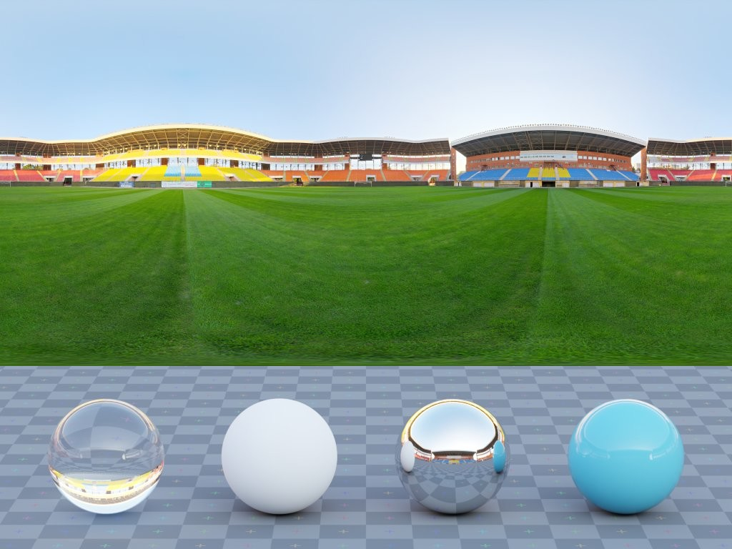 3DS MAX | HDRI - Stadium 01 - urban