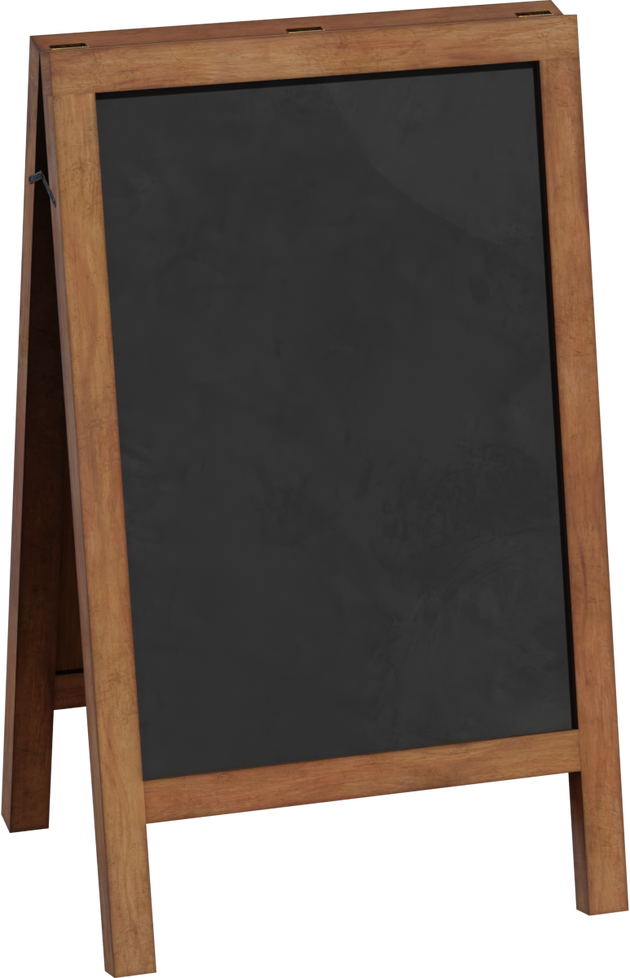 Standing Chalkboard 01 Model • Poly Haven