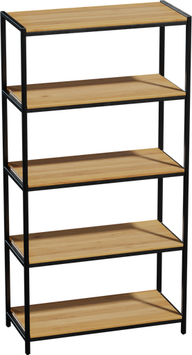 Steel Frame Shelves 01 — free furniture CC0 3D model