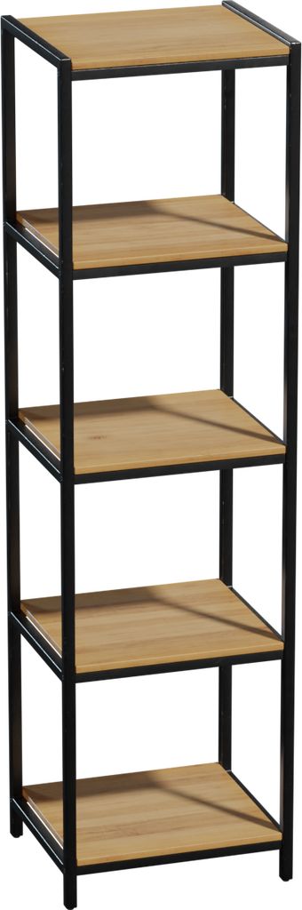 Steel Frame Shelves 02 — free furniture CC0 3D model, rendered preview