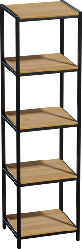 Steel Frame Shelves 02 — free furniture CC0 3D model