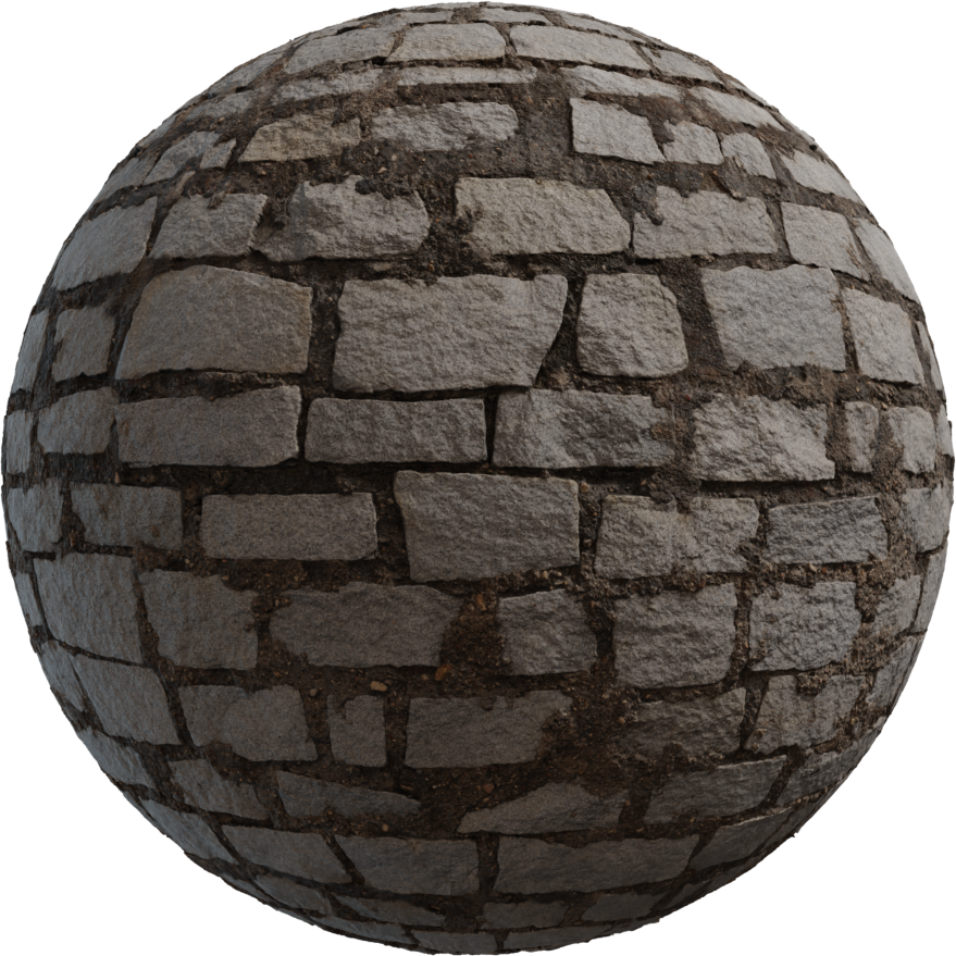 石材墙面 04 · PBR材质（Stone Wall 04）