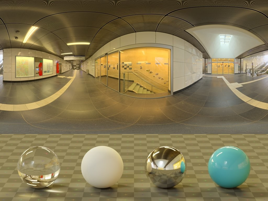 地铁入口 · HDRI环境(Subway Entrance)