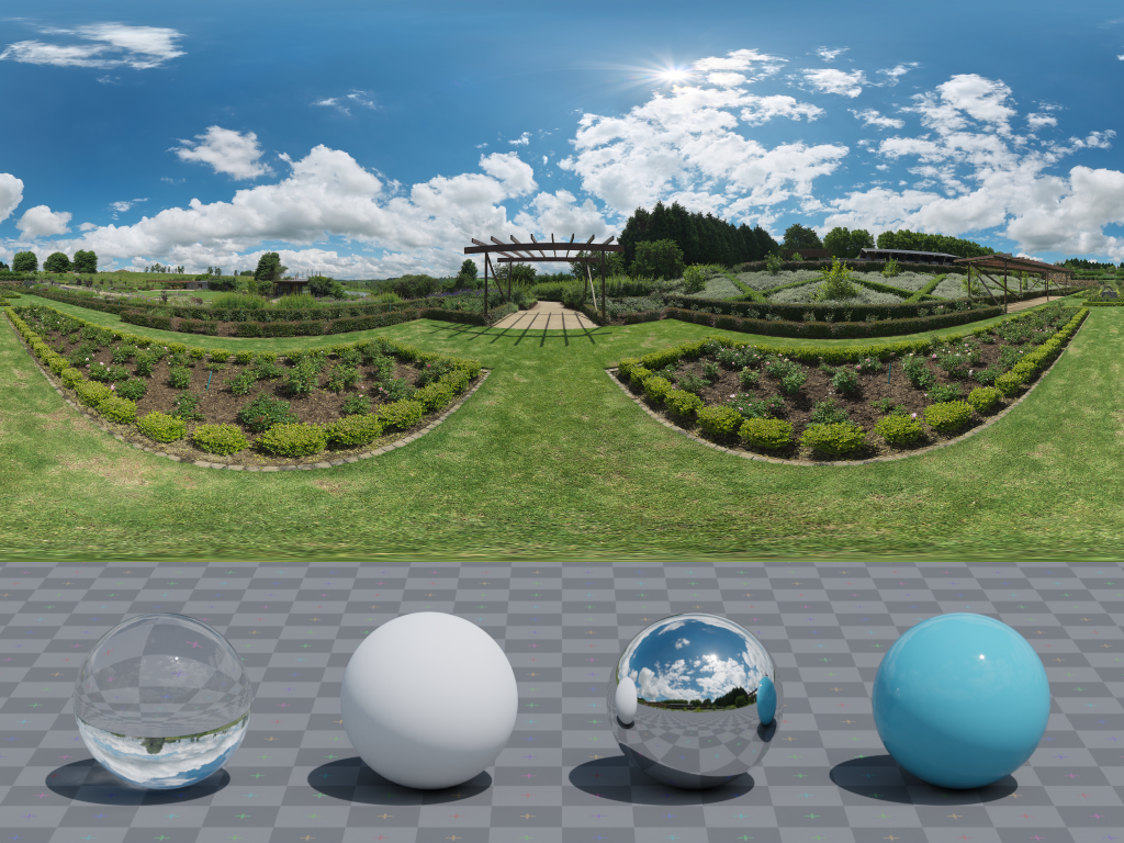 对称花园 02 · HDRI环境（Symmetrical Garden 02）
