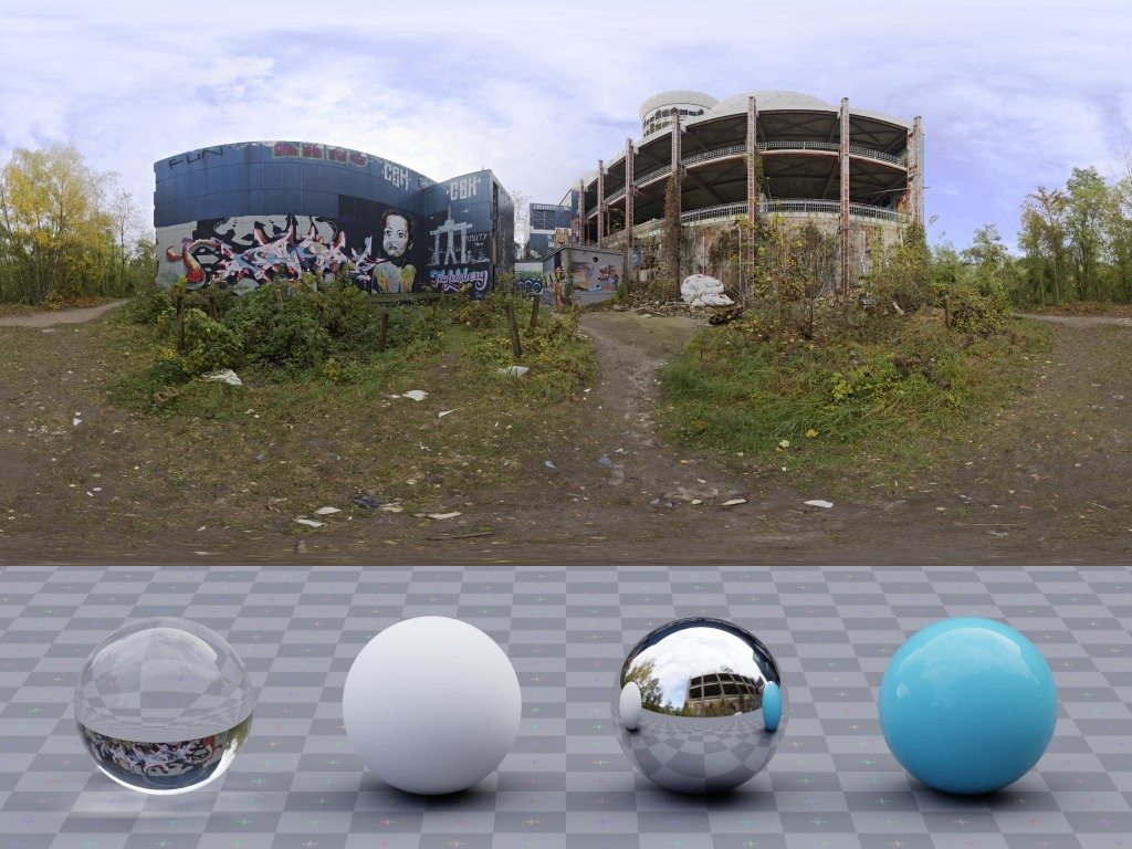Teufelsberg 地表 1 · HDRI环境(Teufelsberg Ground 1)