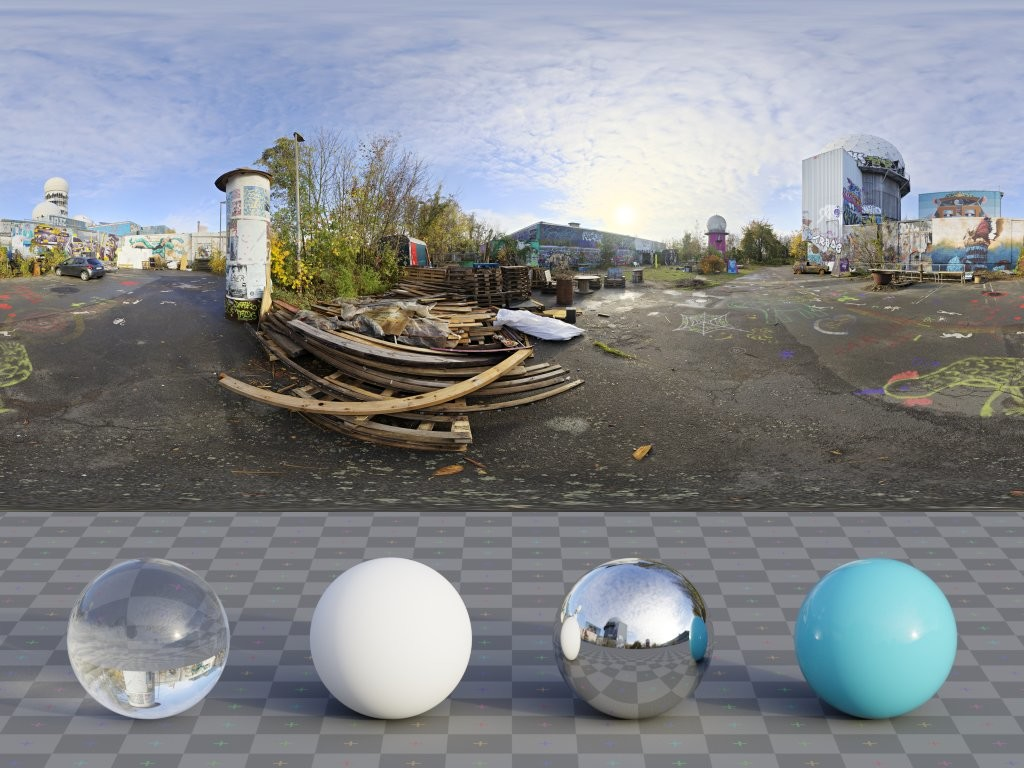 Teufelsberg 地表 2 · HDRI环境(Teufelsberg Ground 2)