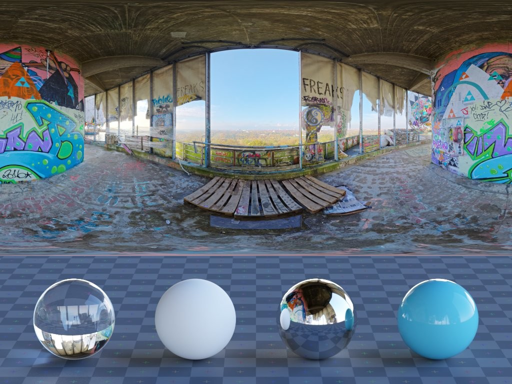 Teufelsberg 瞭望点 · HDRI环境(Teufelsberg Lookout)
