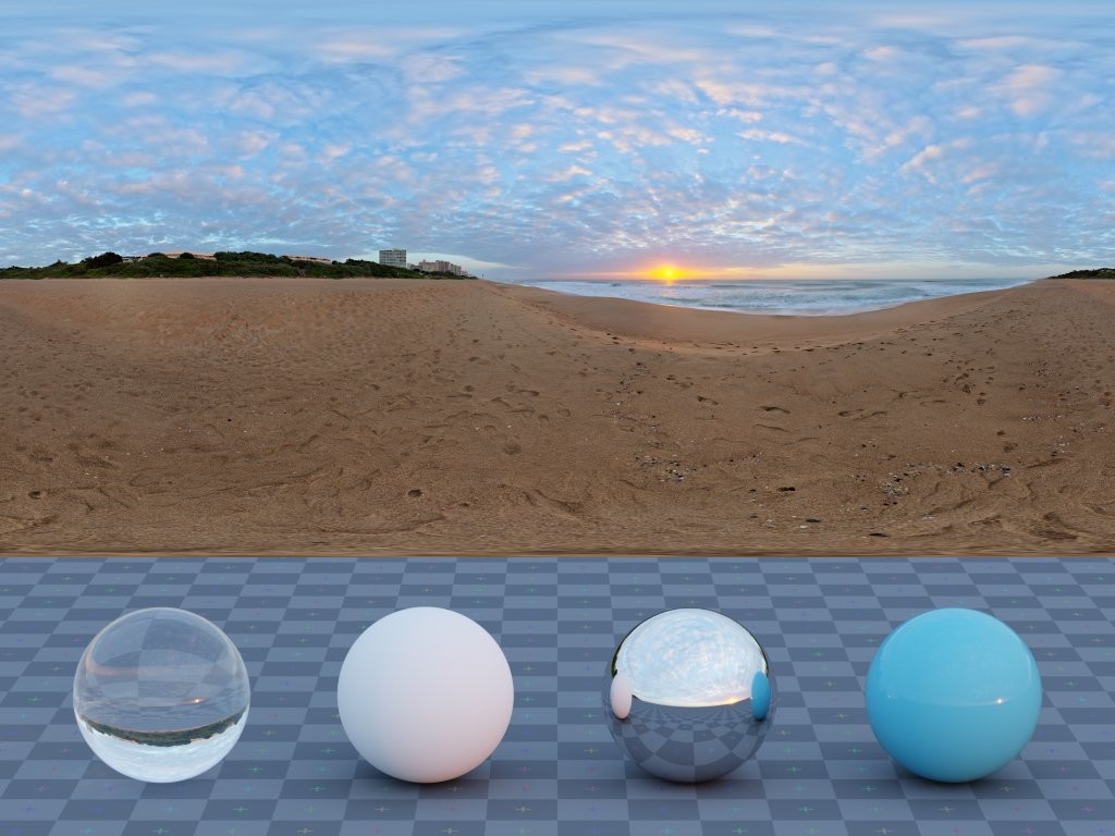 Umhlanga 日出 · HDRI环境(Umhlanga Sunrise)