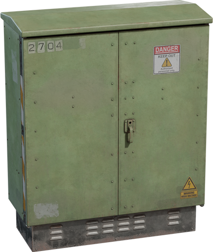 Utility Box 02 — free tools CC0 3D model