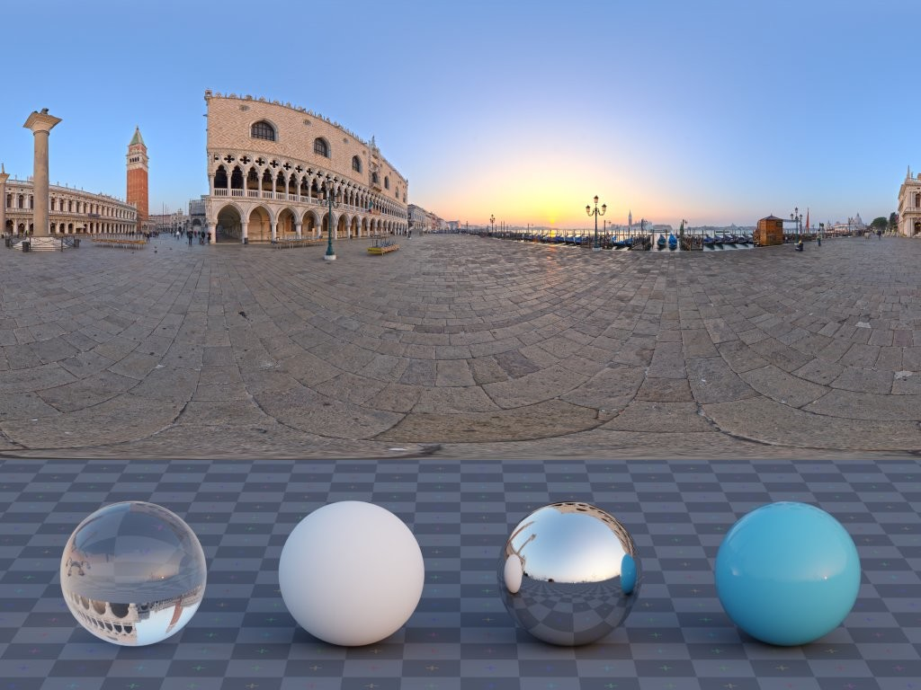 Venice 日出 · HDRI环境(Venice Sunrise)