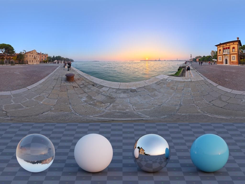 Venice 日落 · HDRI环境(Venice Sunset)