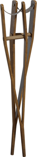 Vintage Crutches 01 — free props CC0 3D model