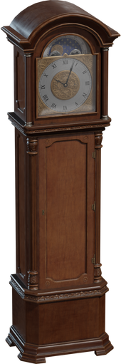 Vintage Grandfather Clock 01 — free decorative CC0 3D model