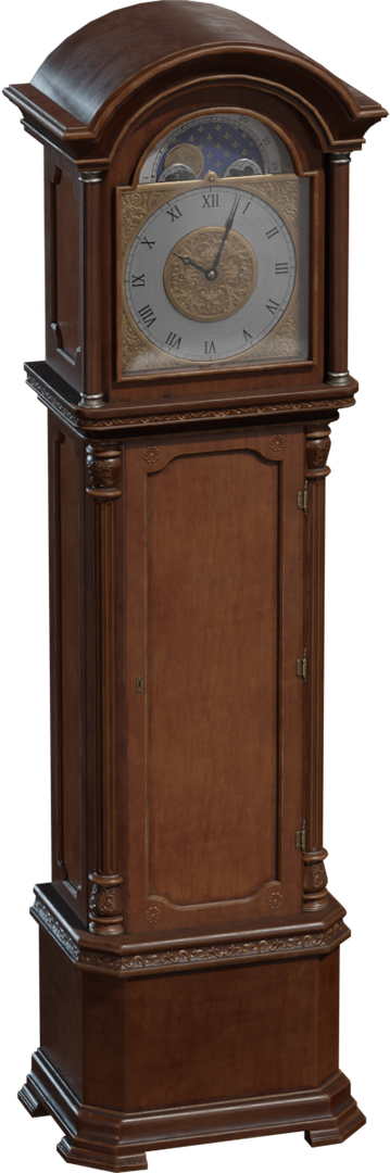 Vintage Grandfather Clock 01