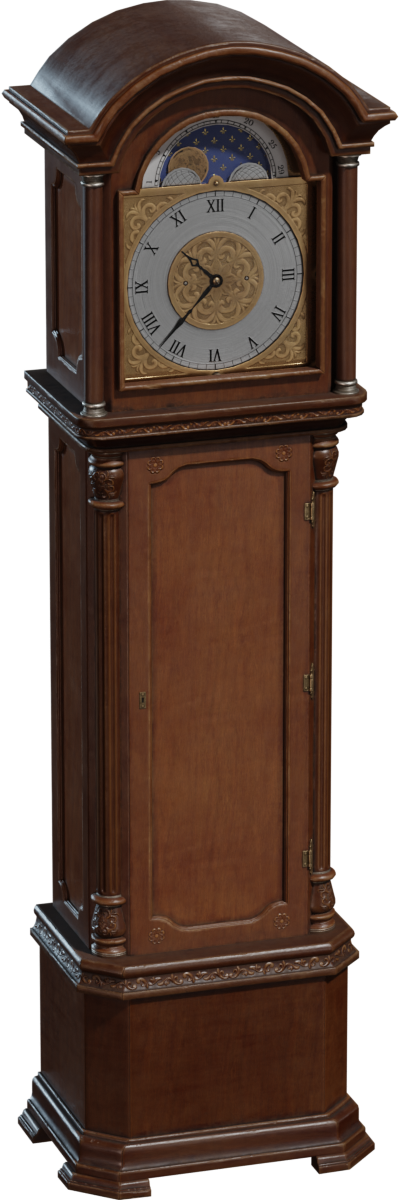 复古风格 Grandfather 时钟 01 · 模型(Vintage Grandfather Clock 01)