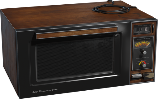 Vintage Microwave — free electronics CC0 3D model