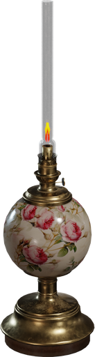 Vintage Oil Lamp — free lighting CC0 3D model