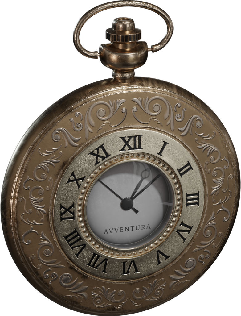 Vintage Pocket Watch — free props CC0 3D model, rendered preview