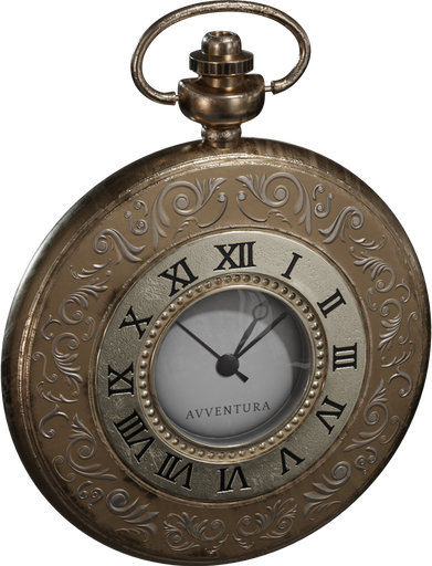 Vintage Pocket Watch — free props CC0 3D model