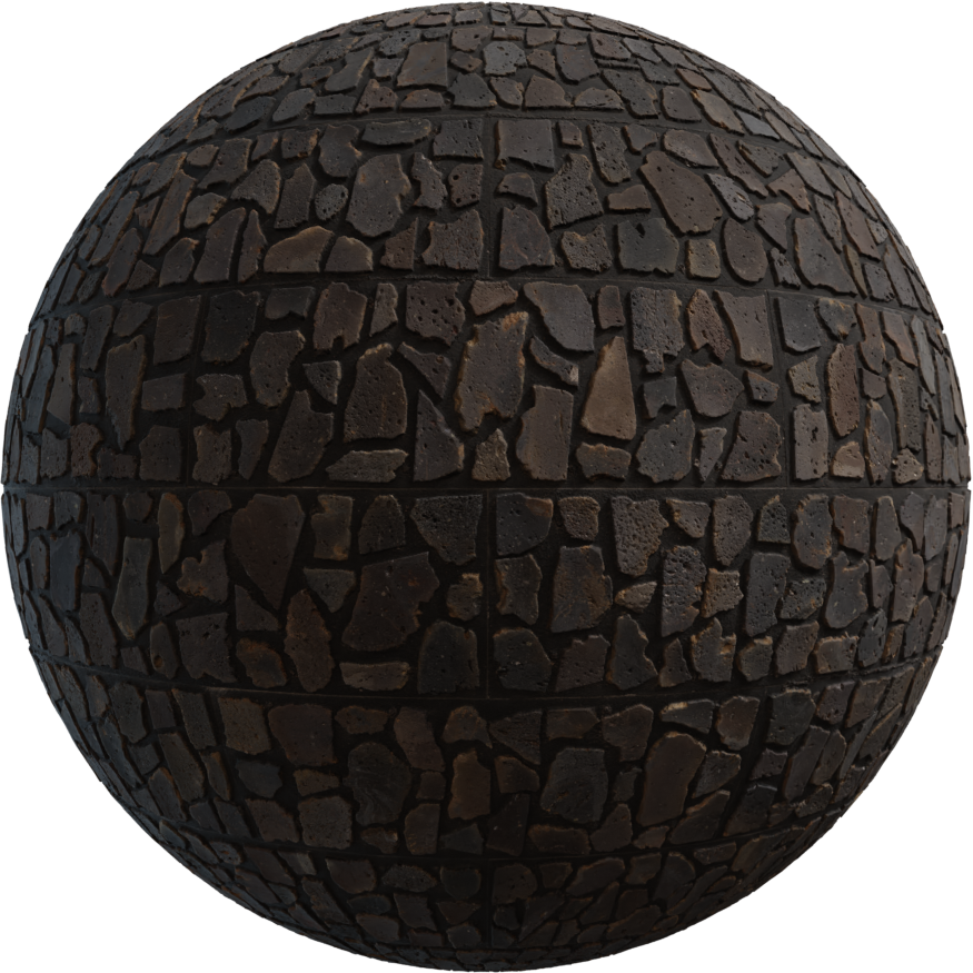 火山岩石瓷砖 · PBR材质（Volcanic Rock Tiles）