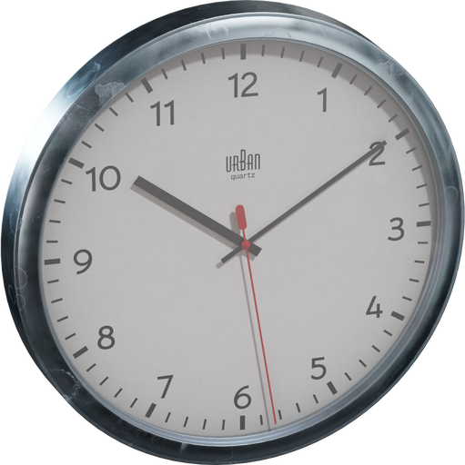 Wall Clock — free decorative CC0 3D model
