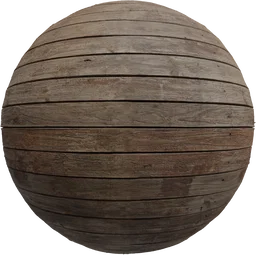 Weathered Brown Planks