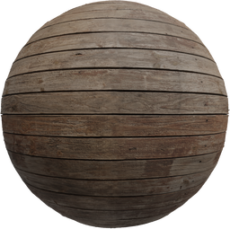 Weathered Brown Planks