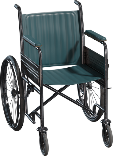 Wheelchair 01 — free props CC0 3D model