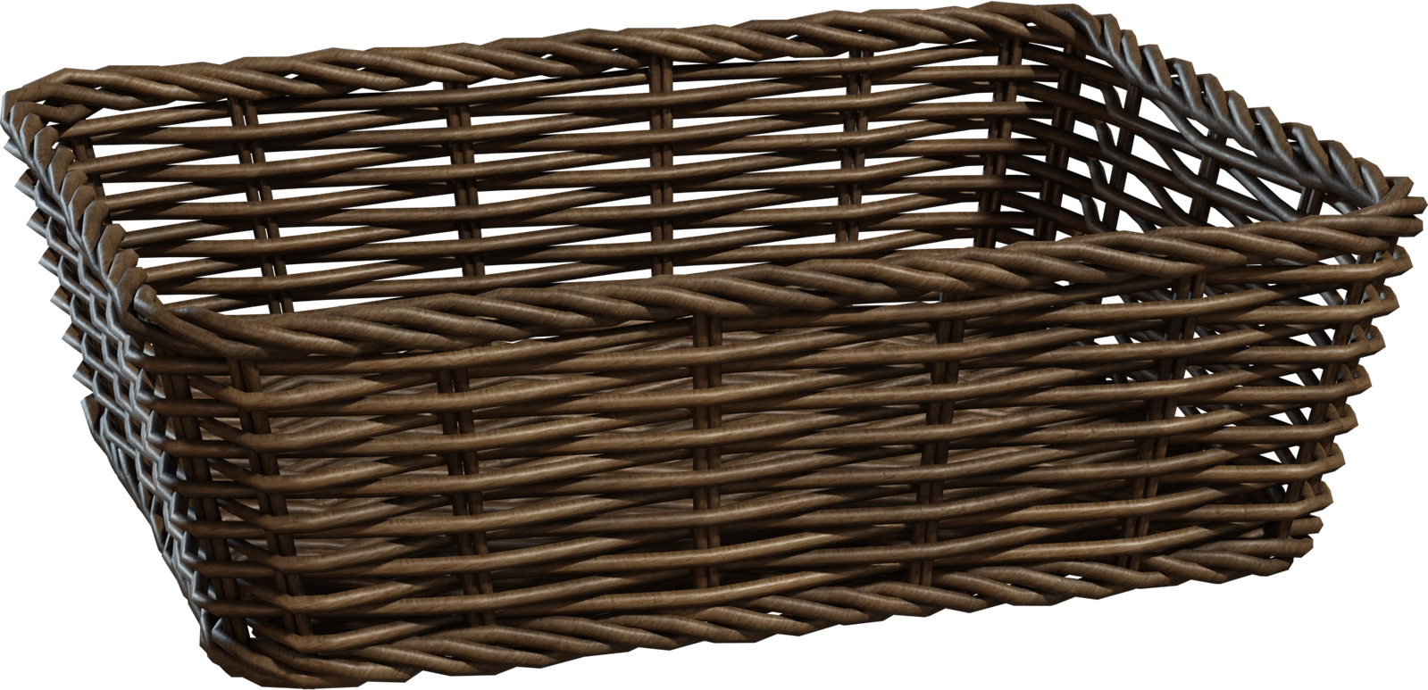 藤编篮子 01 · 模型(Wicker Basket 01)