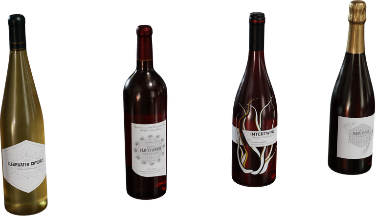 Wine Bottles 01
