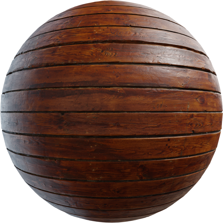 木质地面平台 · PBR材质（Wood Floor Deck）