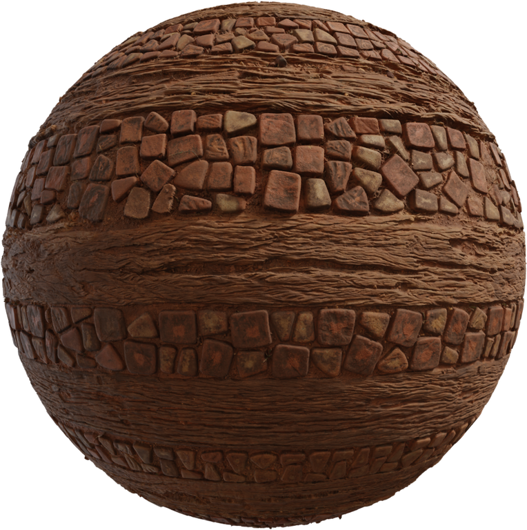 Wood Stone Pathway