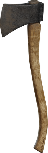 Wooden Axe 02 — free props CC0 3D model