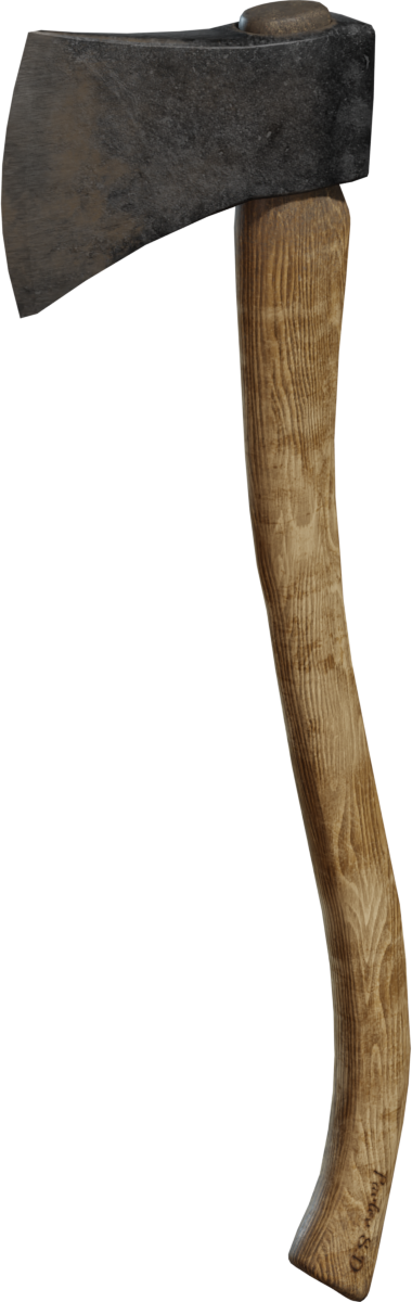 木质斧头 02 · 模型(Wooden Axe 02)