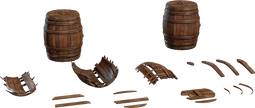 Wooden Barrels 01