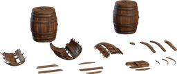Wooden Barrels 01