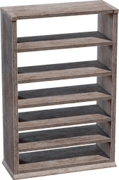 Wooden Bookshelf Worn