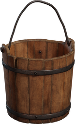 Wooden Bucket 01