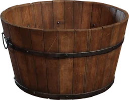 Wooden Bucket 02