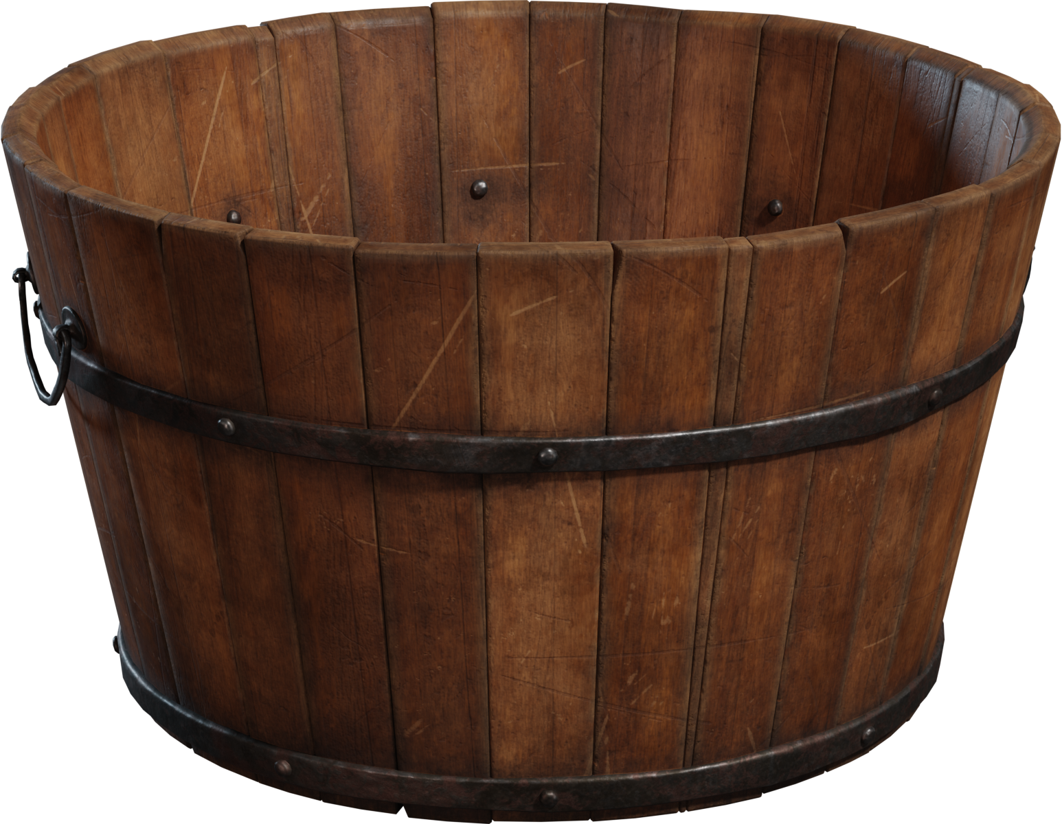 木质水桶 02 · 模型(Wooden Bucket 02)