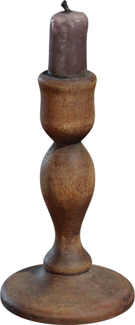 Wooden Candlestick