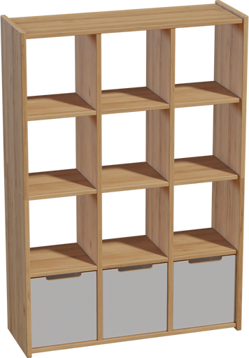 Wooden Display Shelves 01 — free furniture CC0 3D model
