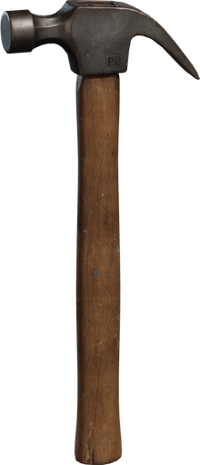Wooden Hammer 01 — free tools CC0 3D model