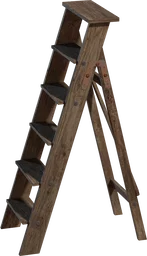 Wooden Ladder 02