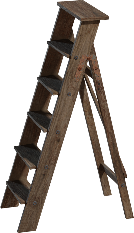 Wooden Ladder 02