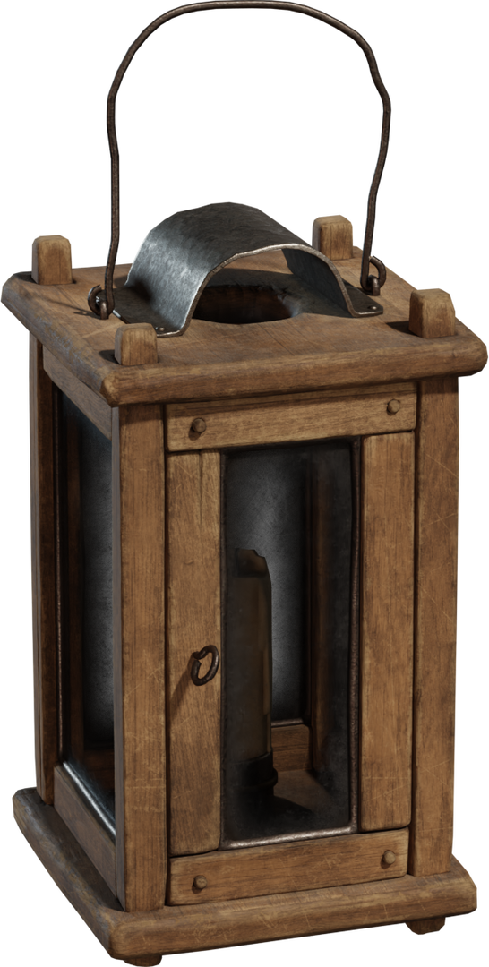 Wooden Lantern 01