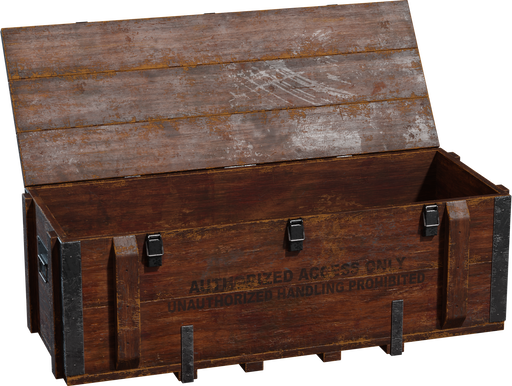 Wooden Military Crate — free containers CC0 3D model