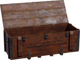 Wooden Military Crate 预览图