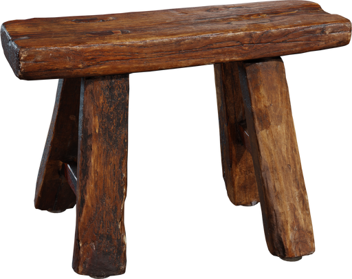 Wooden Stool 02 — free furniture CC0 3D model