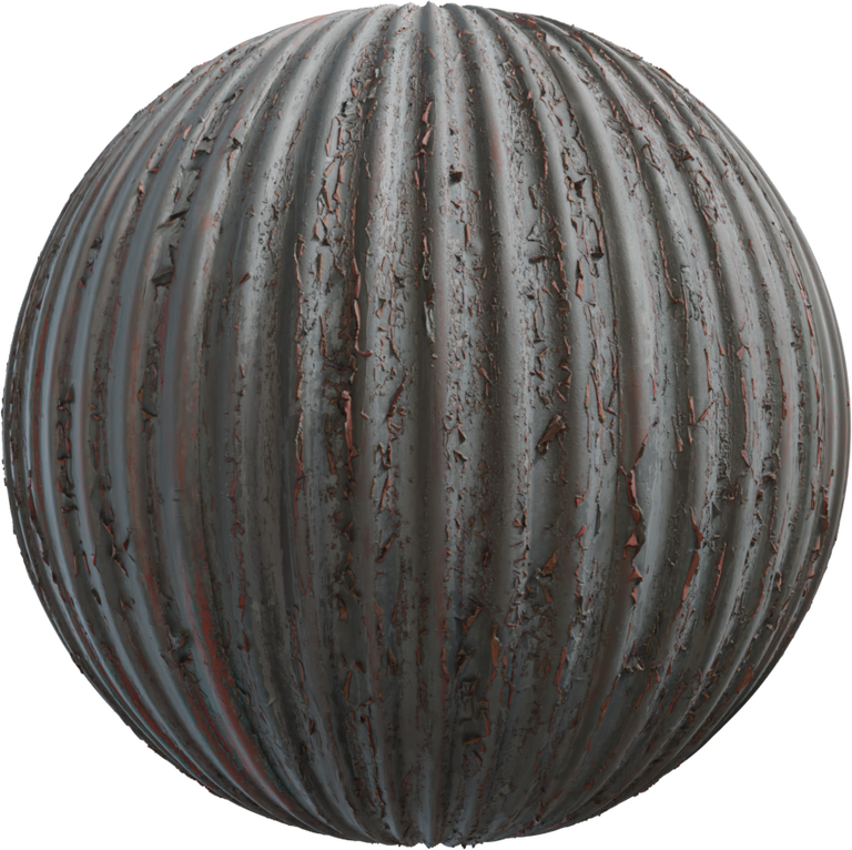 Worn Corrugated Iron